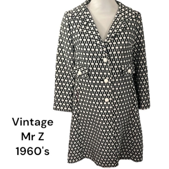 💥Rare💥Mr. Z San Francisco Vintage 60's Mod Coat - Picture 1 of 17